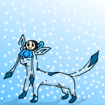 GLACEON and TYMPLEin SNOW