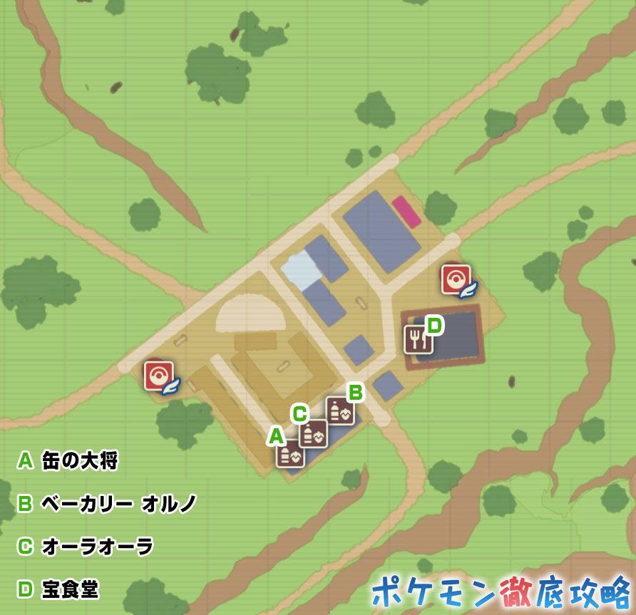 チャンプルタウンのマップ