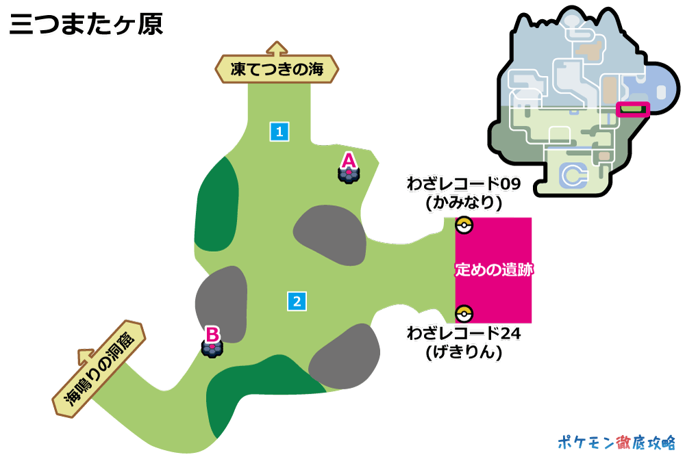 定めの遺跡(カンムリ雪原)