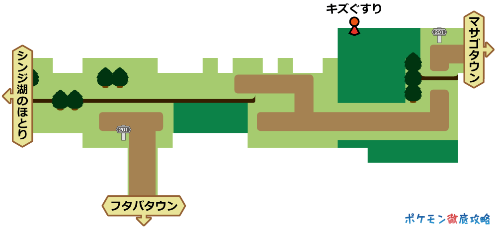 1番道路 マップと出現ポケモン ダイパリメイク攻略 ポケモン徹底攻略 1番道路 マップと出現ポケモン ダイパリメイク攻略 ポケモン徹底攻略