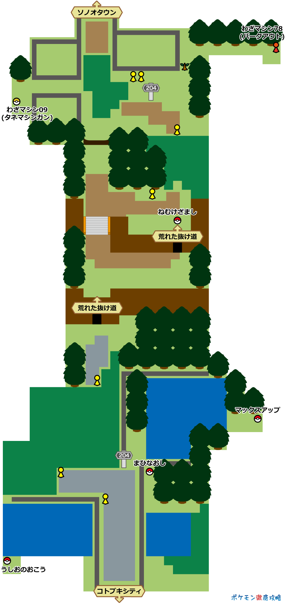 4番道路 マップと出現ポケモン ダイパリメイク攻略 ポケモン徹底攻略 4番道路 マップと出現ポケモン ダイパリメイク攻略 ポケモン徹底攻略