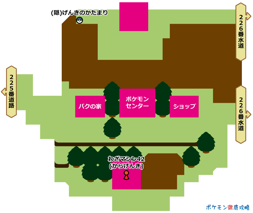 サバイバルエリア マップ画像 ダイパリメイク攻略 ポケモン徹底攻略 サバイバルエリア マップ画像 ダイパリメイク攻略 ポケモン徹底攻略