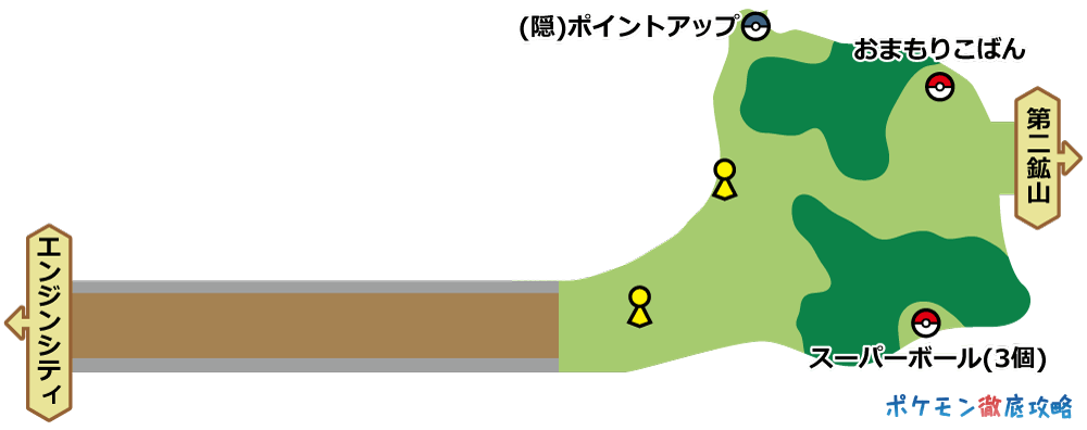 エンジンシティはずれ の出現ポケモンとマップ画像攻略 剣盾 ポケモン徹底攻略 エンジンシティはずれ の出現ポケモンとマップ画像攻略 剣盾 ポケモン徹底攻略