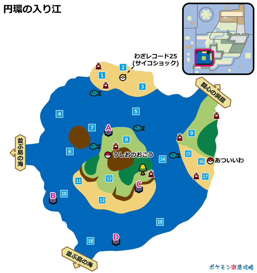 円環の入り江(ヨロイ島)