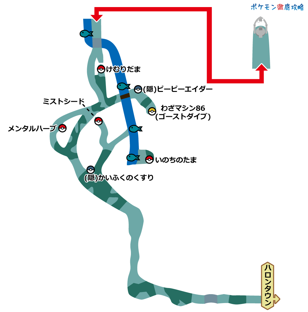 まどろみの森 出現ポケモンとマップ 剣盾攻略 ポケモン徹底攻略