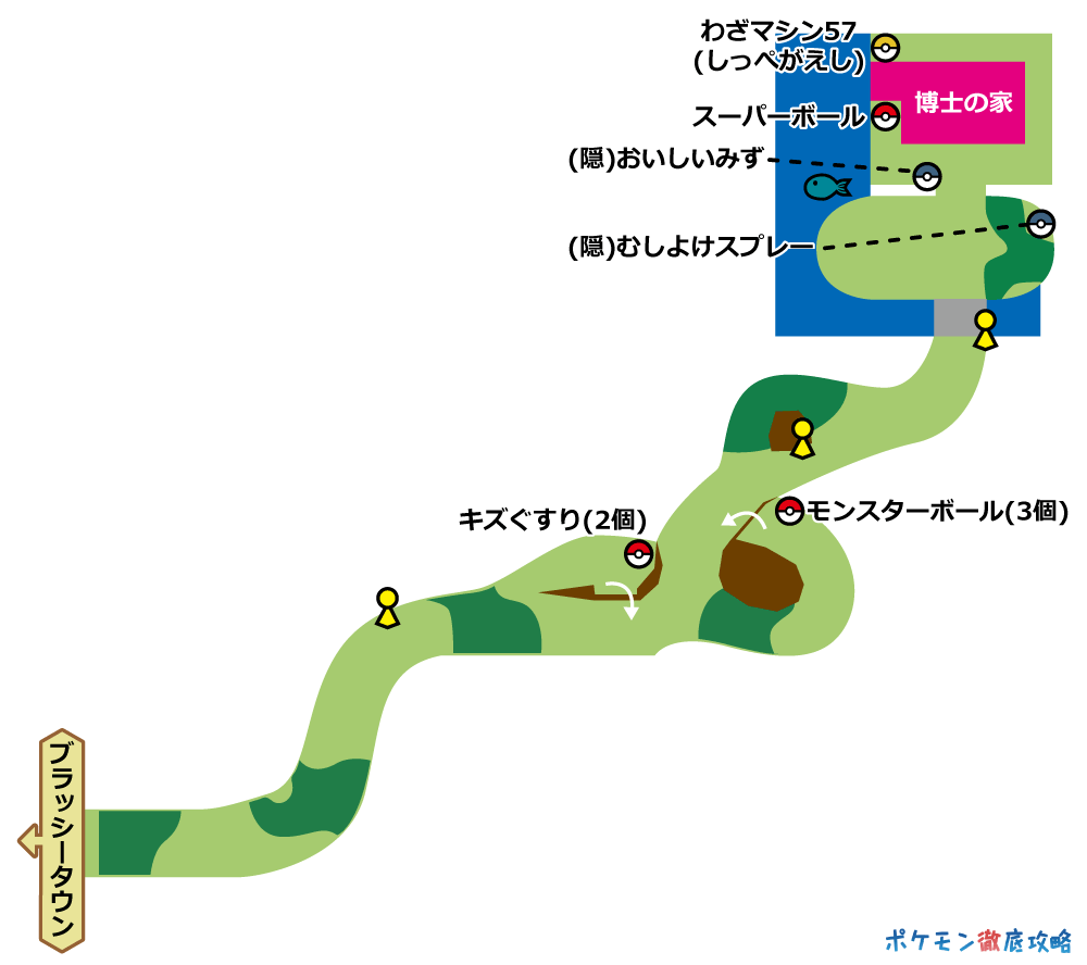 2番道路 の出現ポケモンとマップ画像攻略 剣盾 ポケモン徹底攻略 2番道路 の出現ポケモンとマップ画像攻略 剣盾 ポケモン徹底攻略