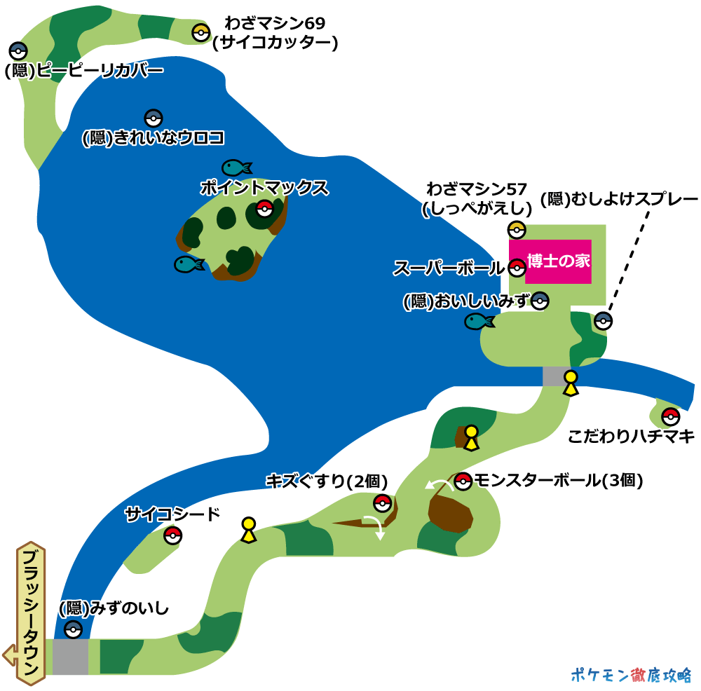 2番道路 の出現ポケモンとマップ画像攻略 剣盾 ポケモン徹底攻略 2番道路 の出現ポケモンとマップ画像攻略 剣盾 ポケモン徹底攻略
