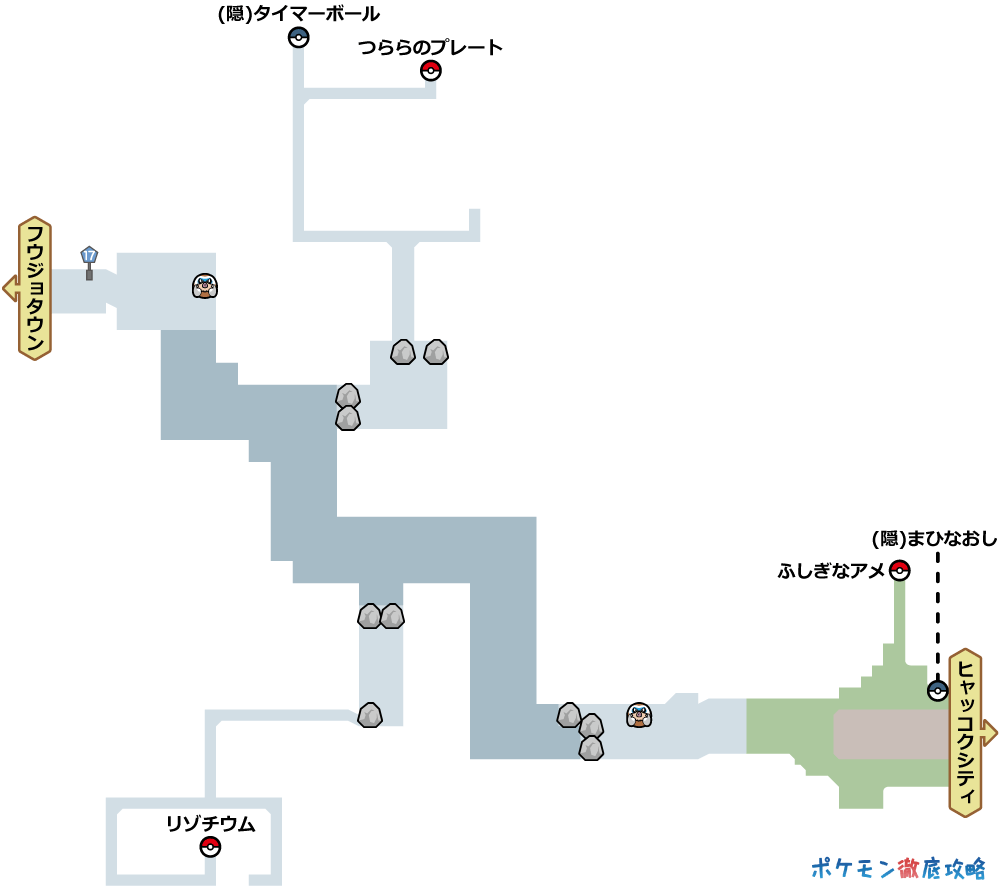 17番道路 マップと出現ポケモン Xy攻略 ポケモン徹底攻略 17番道路 マップと出現ポケモン Xy攻略 ポケモン徹底攻略