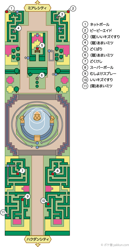 4番道路 マップと出現ポケモン Xy攻略 ポケモン徹底攻略